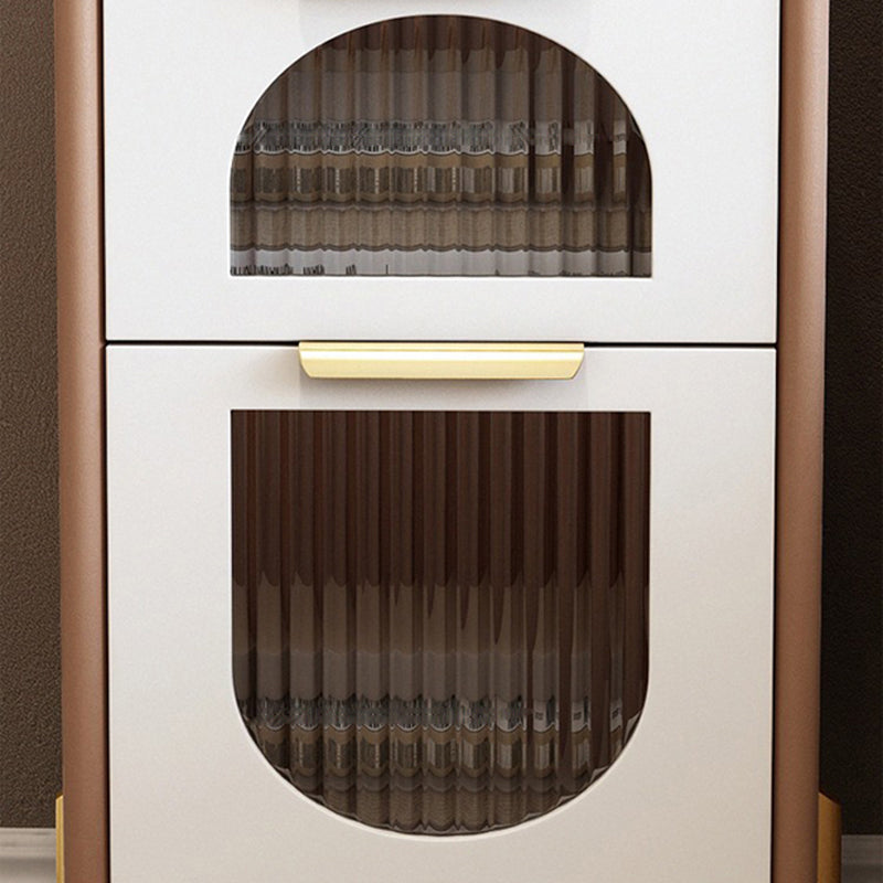 2つの引き出しを備えた現代のナイトスタンド16 "幅のソリッドウッドベッドサイドキャビネット