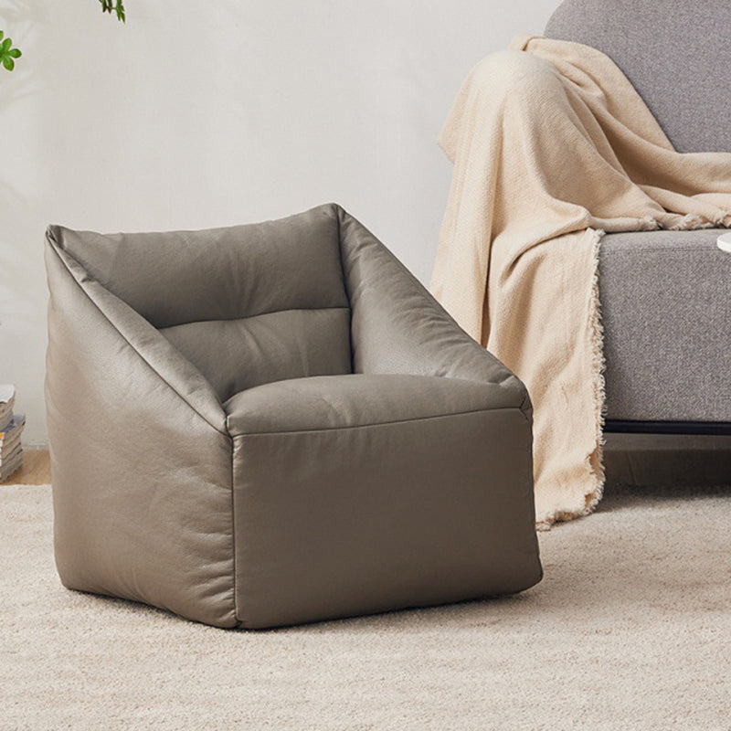 Chaise en cuir fausse 19.6 "L x18,8 W x17.7" H ARMS INCLUS CHAISE