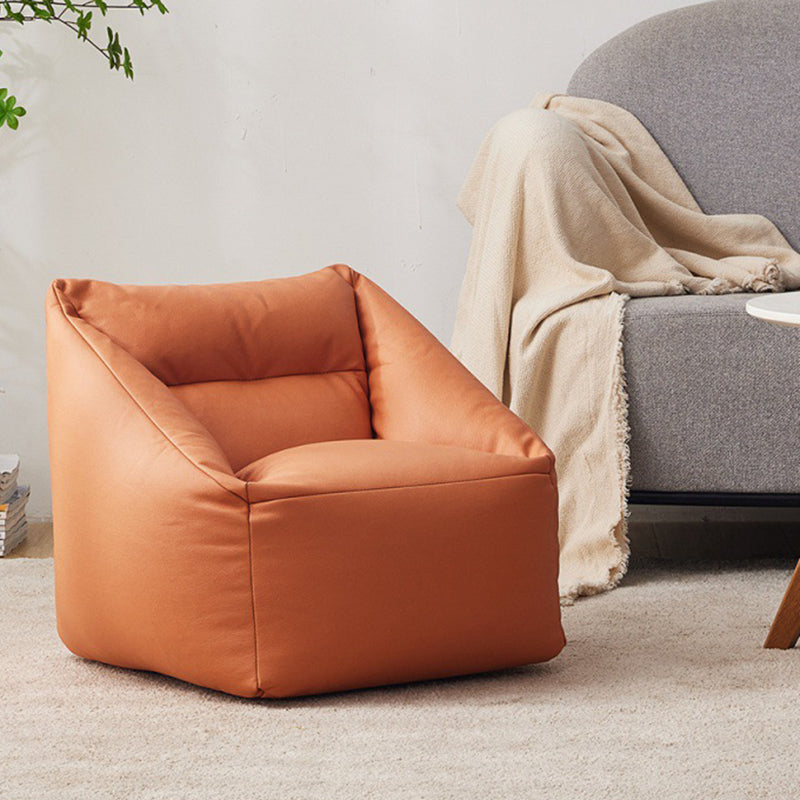 Chaise en cuir fausse 19.6 "L x18,8 W x17.7" H ARMS INCLUS CHAISE