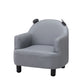 Basic Four Leg Arm Chair Arms Included Barrel Accent Chair, 20.47" W √ó 20.08" L √ó 20.47" H Grey Nappa Without Ottoman Clearhalo 'Accent Chairs' 'accent_chairs' 'Chairs & Seating' 'furn' 'furn_accent_chairs' 'Furniture' 'Living Room Furniture' 5341289