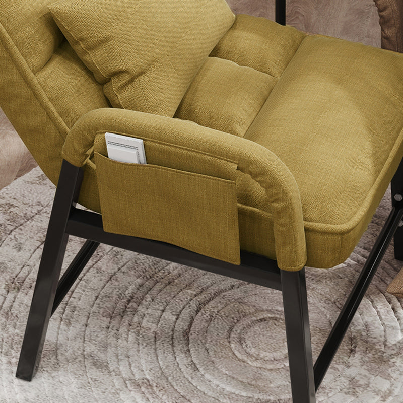 Linen Chair 22" L x20.8 W x36.2"H Convertible Chair for Living Room Clearhalo 'Accent Chairs' 'accent_chairs' 'Chairs & Seating' 'furn' 'furn_accent_chairs' 'Furniture' 'Living Room Furniture' 5341416