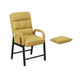 Linen Chair 22" L x20.8 W x36.2"H Convertible Chair for Living Room Yellow Without Ottoman Clearhalo 'Accent Chairs' 'accent_chairs' 'Chairs & Seating' 'furn' 'furn_accent_chairs' 'Furniture' 'Living Room Furniture' 5341421