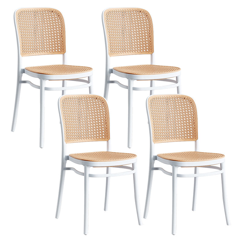 Moderne rugleuning armloze tegenstoel plastic hight kruk voor coffeeshop