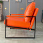 Arms Included Accent Armchair with Loose Back, 31.50" W √ó 27.56" L √ó 35.43" H
