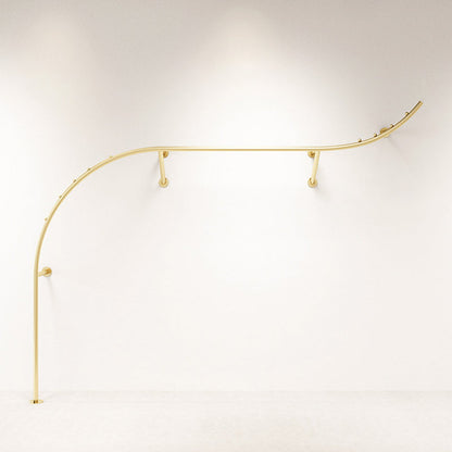 Gorgeous Style Coat Hanger Metal Wall Mounted Coat Rack Living Room 1 Piece Clearhalo 'Entry & Mudroom Furniture' 'furn' 'furn_hall_tree_coat_racks' 'Furniture' 'Hall Trees & Coat Racks' 'hall_tree_coat_racks' 5345773
