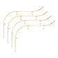 Gorgeous Style Coat Hanger Metal Wall Mounted Coat Rack Living Room 4 Piece Set Clearhalo 'Entry & Mudroom Furniture' 'furn' 'furn_hall_tree_coat_racks' 'Furniture' 'Hall Trees & Coat Racks' 'hall_tree_coat_racks' 5345776