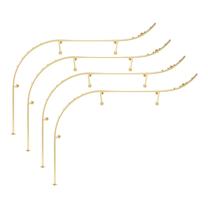 Gorgeous Style Coat Hanger Metal Wall Mounted Coat Rack Living Room 4 Piece Set Clearhalo 'Entry & Mudroom Furniture' 'furn' 'furn_hall_tree_coat_racks' 'Furniture' 'Hall Trees & Coat Racks' 'hall_tree_coat_racks' 5345776