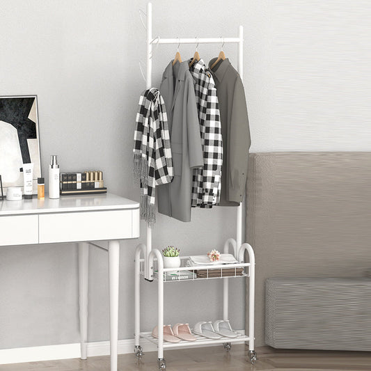 Moderne Metallhalle -Hallbaum -Kleiderbügelhaken und Lagerscheltrack