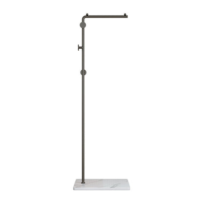 Rastrellino per gancio metallico con pentola da letto contemporanea con deposito