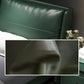 Scandinavian Wooden Panel Bed Green Genuine Leather Standard Bed Clearhalo 'Bedroom Furniture' 'Beds' 'furn' 'furn_beds' 'Furniture' 5346116