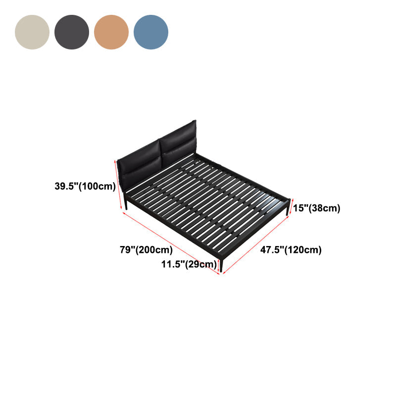 78,74 pouces L Cadre de lit en fer