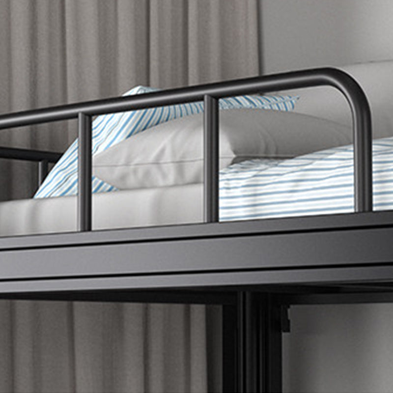 Letto a castello di ferro contemporaneo con gambe metalliche e alte 70,87 "a frame aperto