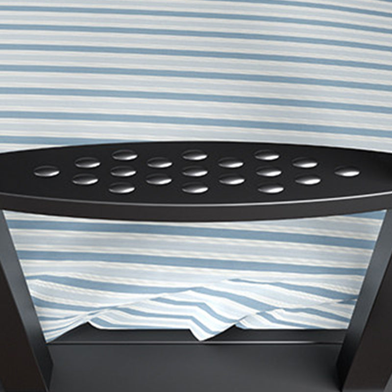 Letto a castello di ferro contemporaneo con gambe metalliche e alte 70,87 "a frame aperto