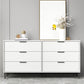 Modern Bar Pulls Accent Chest with 3/6 Drawers and Straight Legs Clearhalo 'Cabinets & Chests' 'cabinets_chests' 'furn' 'furn_cabinets_chests' 'Furniture' 'Living Room Furniture' 5346725