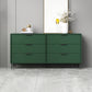 Modern Bar Pulls Accent Chest with 3/6 Drawers and Straight Legs 63"L x 12"W x 31"H Green Clearhalo 'Cabinets & Chests' 'cabinets_chests' 'furn' 'furn_cabinets_chests' 'Furniture' 'Living Room Furniture' 5346741