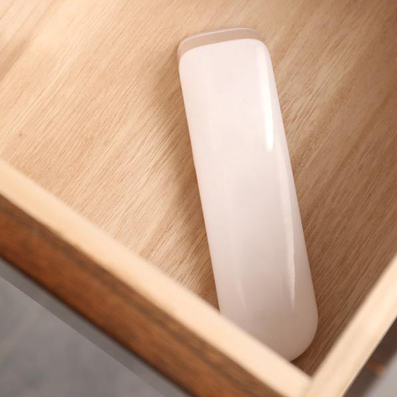 44 "hoge houten 6-lads accentborstkant vierkante bovenkant zonder handkastje