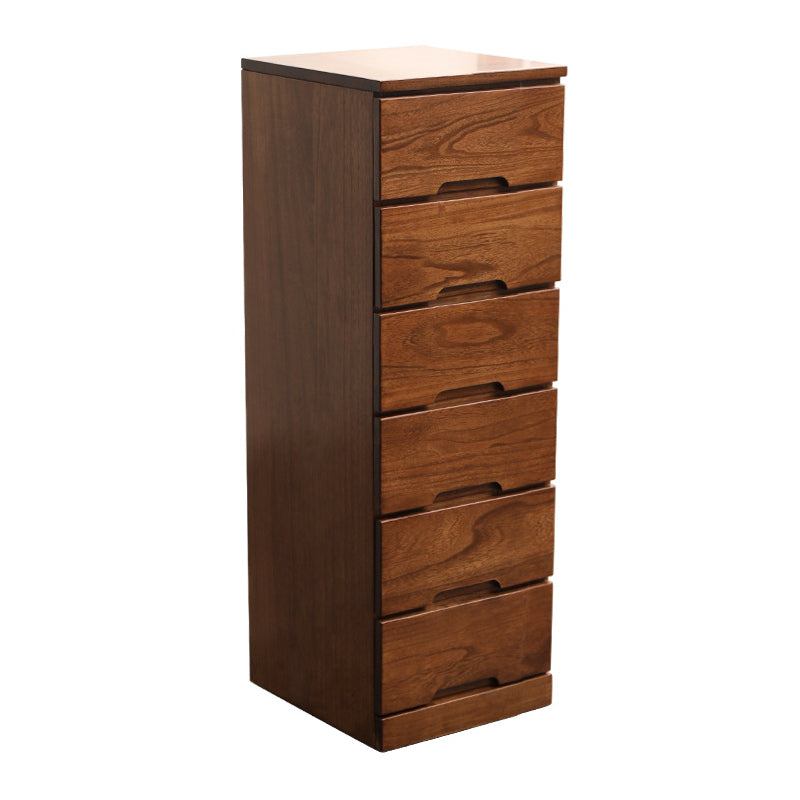 44 "背の高い木製6ドロワーアクセントチェストスクエアトップハンドルキャビネットなし