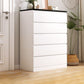 Contemporary Style Wood Accent Chest Side Cabinet with Drawers