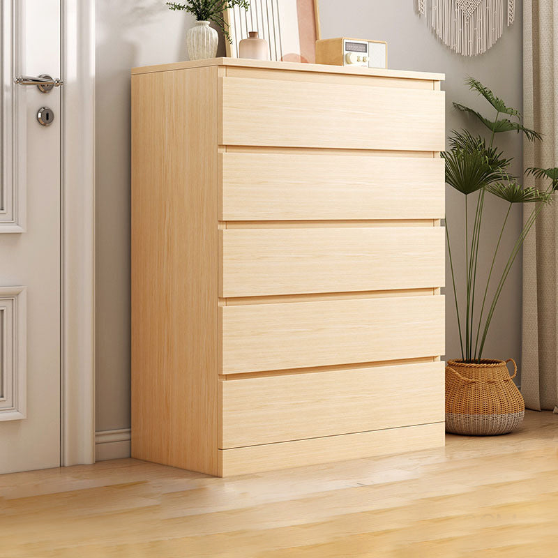 Contemporary Style Wood Accent Chest Side Cabinet with Drawers