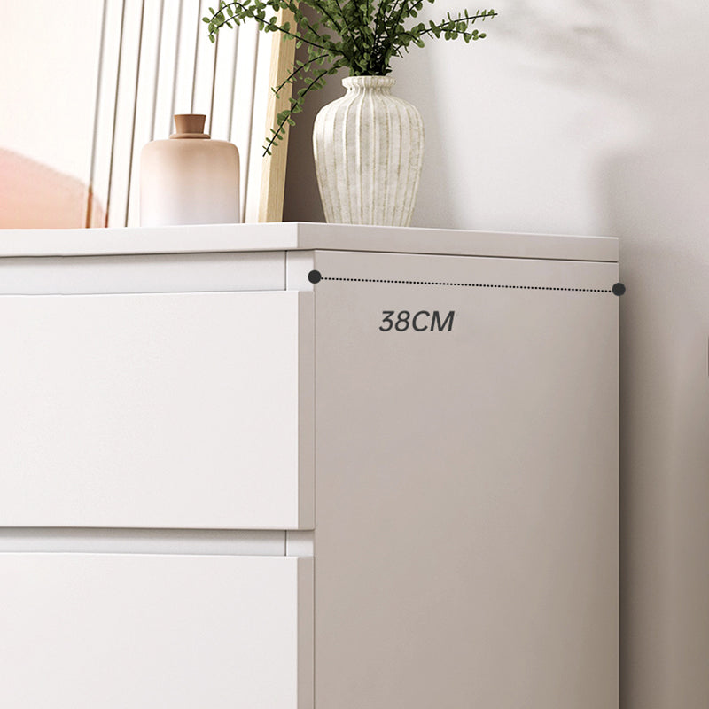 Contemporary Style Wood Accent Chest Side Cabinet with Drawers