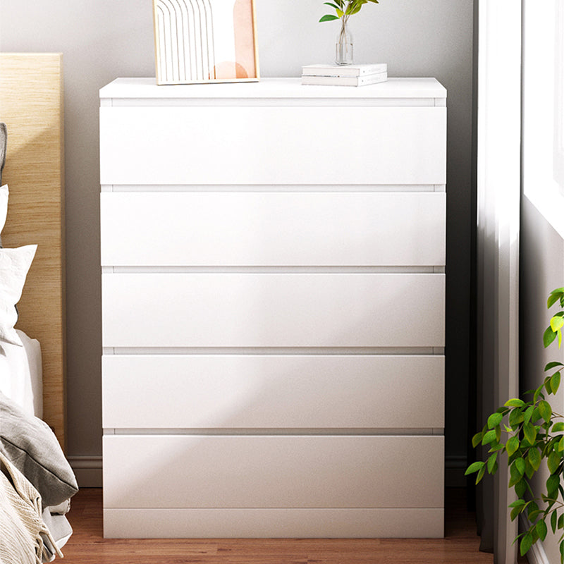 Gabinete lateral de cofre de acento de madera de estilo contemporáneo con cajones