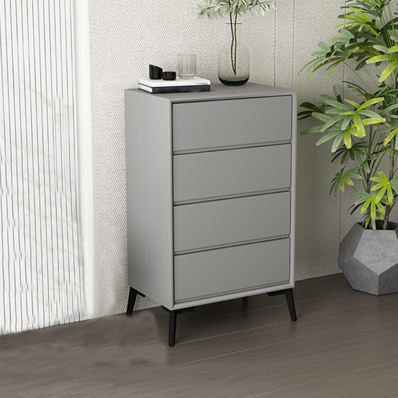 Wood Corner Accent Chest with Drawers Contemporary 15.74" Wide Side Cabinet