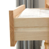 13.77 "ワイド/15.35"幅のアクセントキャビネットソリッドウッド3/4/5引き出しキャビネットブラウンのキャビネット