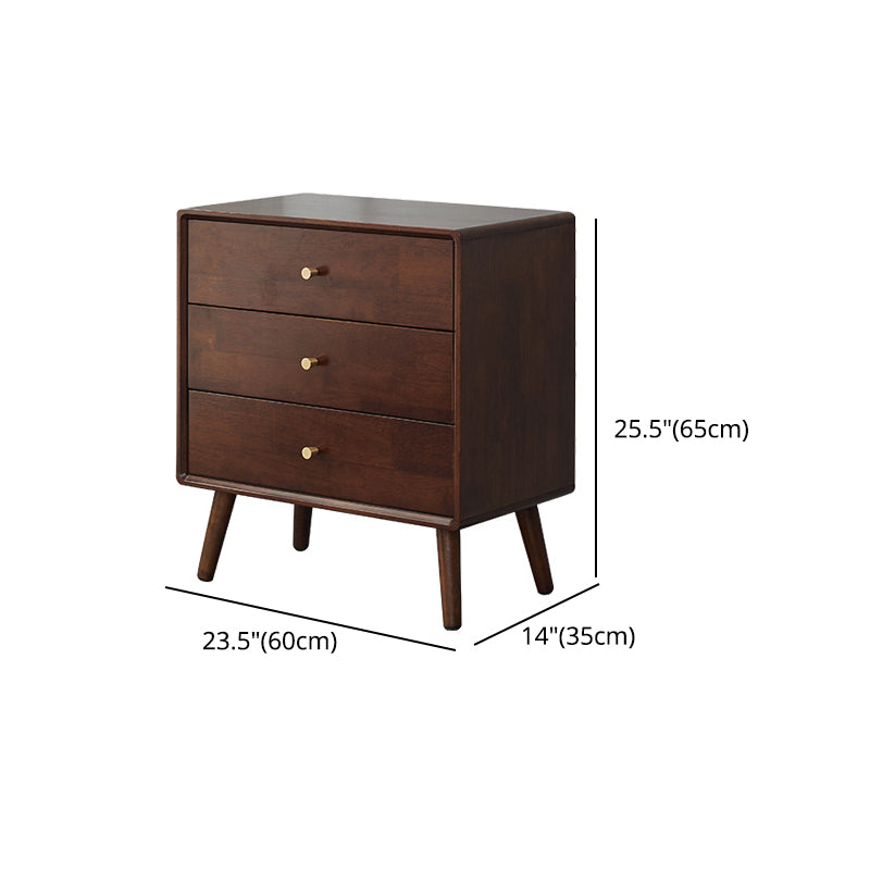 13.77 "Wide /15.35" brede accentkast vast hout 3/4/5 laden Kast in bruin