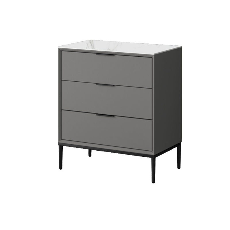 23.62" Wide 15.74" High 3/4/5 - Drawer Accent Chest,Bar Pulls Chest Soft Close Drawers 24"L x 16"W x 30"H Grey Clearhalo 'Cabinets & Chests' 'cabinets_chests' 'furn' 'furn_cabinets_chests' 'Furniture' 'Living Room Furniture' 5346918