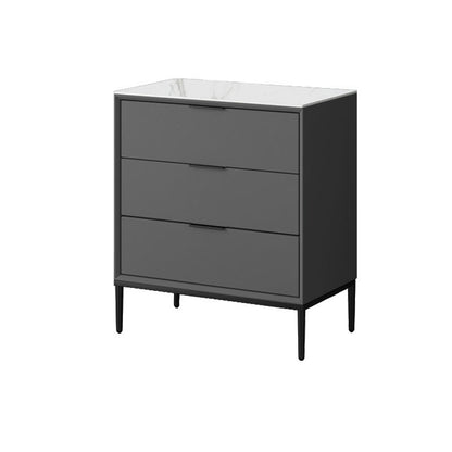 23.62" Wide 15.74" High 3/4/5 - Drawer Accent Chest,Bar Pulls Chest Soft Close Drawers 24"L x 16"W x 30"H Dark Gray Clearhalo 'Cabinets & Chests' 'cabinets_chests' 'furn' 'furn_cabinets_chests' 'Furniture' 'Living Room Furniture' 5346919