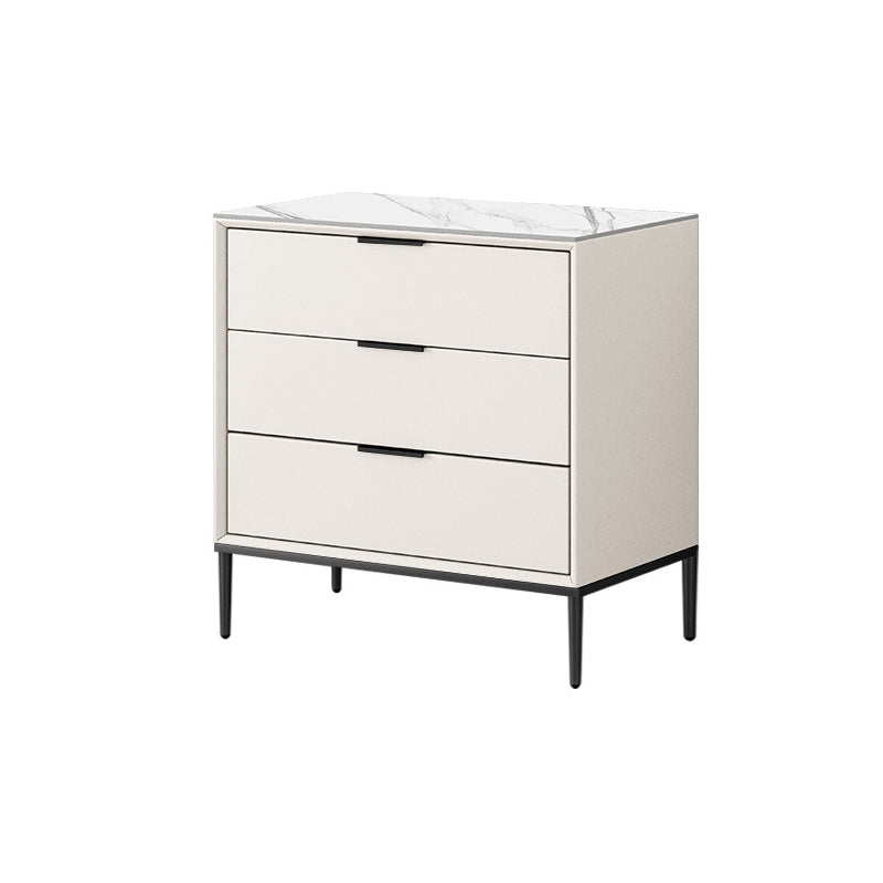 23.62" Wide 15.74" High 3/4/5 - Drawer Accent Chest,Bar Pulls Chest Soft Close Drawers 24"L x 16"W x 30"H Off-White Clearhalo 'Cabinets & Chests' 'cabinets_chests' 'furn' 'furn_cabinets_chests' 'Furniture' 'Living Room Furniture' 5346925