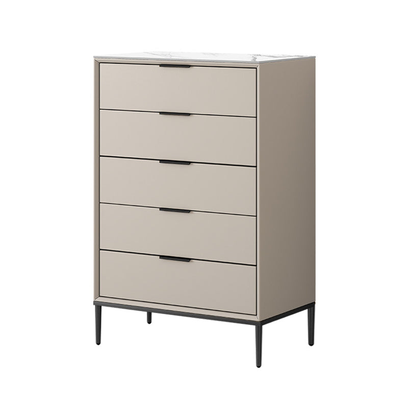 23.62" Wide 15.74" High 3/4/5 - Drawer Accent Chest,Bar Pulls Chest Soft Close Drawers 24"L x 16"W x 45"H Light Gray Clearhalo 'Cabinets & Chests' 'cabinets_chests' 'furn' 'furn_cabinets_chests' 'Furniture' 'Living Room Furniture' 5346932