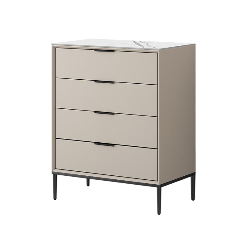 23.62" Wide 15.74" High 3/4/5 - Drawer Accent Chest,Bar Pulls Chest Soft Close Drawers 24"L x 16"W x 37"H Light Gray Clearhalo 'Cabinets & Chests' 'cabinets_chests' 'furn' 'furn_cabinets_chests' 'Furniture' 'Living Room Furniture' 5346942