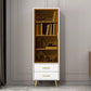 Rectangle Wood Accent Cabinet with 1 Door and 2 Drawer Contemporary Side Cabinet