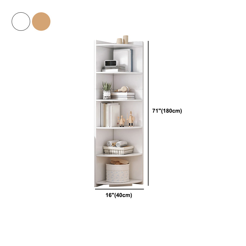 Corner Wood Accent Chest with Shelves Contemporary Side Cabinet Clearhalo 'Cabinets & Chests' 'cabinets_chests' 'furn' 'furn_cabinets_chests' 'Furniture' 'Living Room Furniture' 5347032