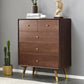 Contemporary Rectangle 15.74" Wide Standard Chest Solid Wood