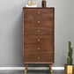 Solid Wood Accent Chest with Drawer Contemporary Side Cabinet
