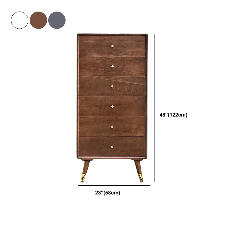 Coffre d'accent en bois massif avec tiroir armoire latérale contemporaine