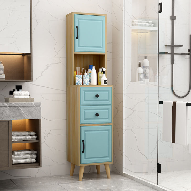 Contemporary Rectangle 2 - Doors 2 - Drawer Standard Bar Pulls Chest Blue Natural Clearhalo 'Cabinets & Chests' 'cabinets_chests' 'furn' 'furn_cabinets_chests' 'Furniture' 'Living Room Furniture' 5347107