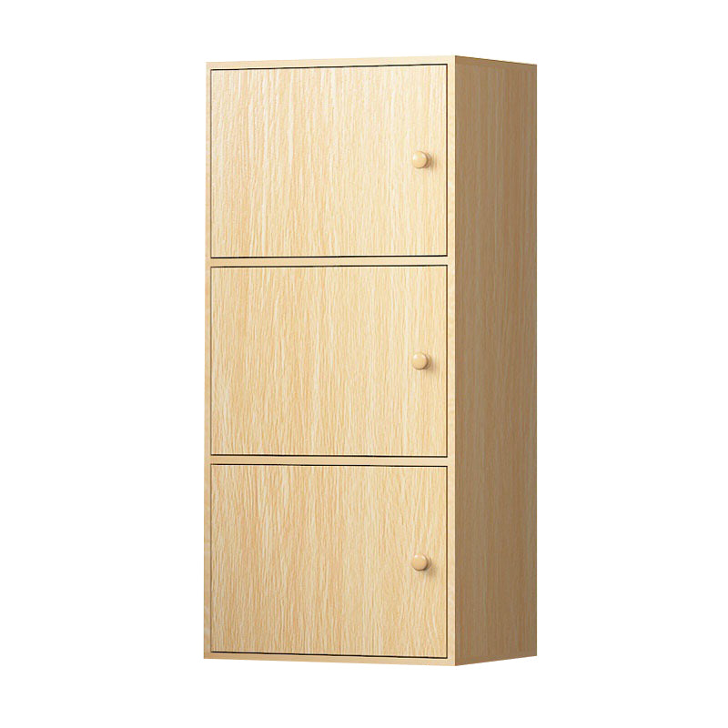 Rectángulo contemporáneo de madera fabricada con perillas con puertas cofre