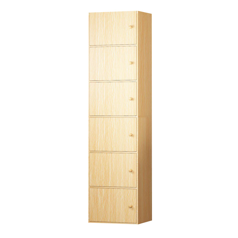 Rectángulo contemporáneo de madera fabricada con perillas con puertas cofre