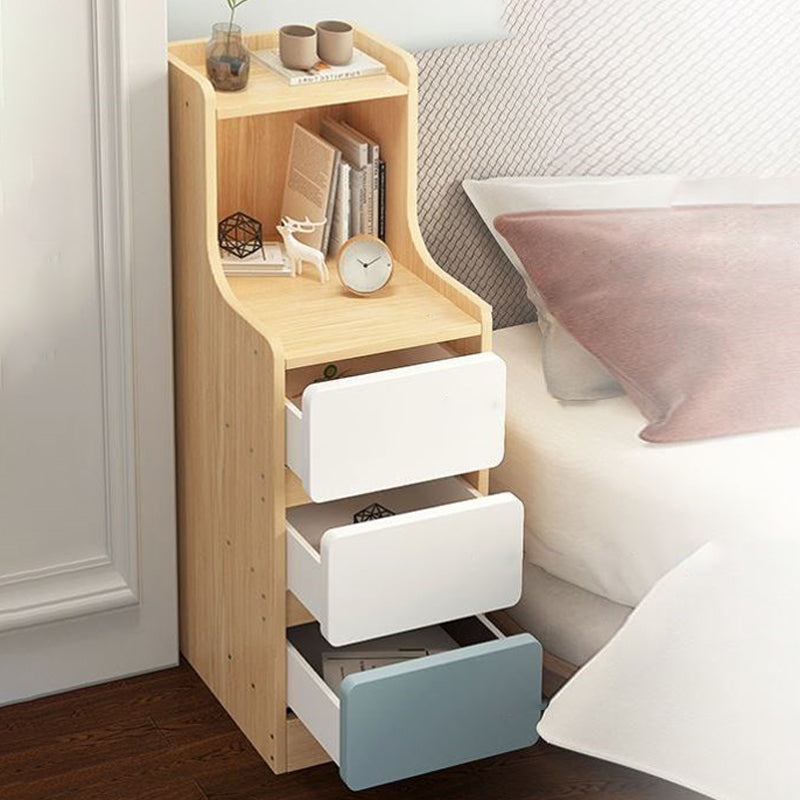 Contemporary Rectangle Manufactured Wood Grooves Accent Chest Clearhalo 'Cabinets & Chests' 'cabinets_chests' 'furn' 'furn_cabinets_chests' 'Furniture' 'Living Room Furniture' 5347144