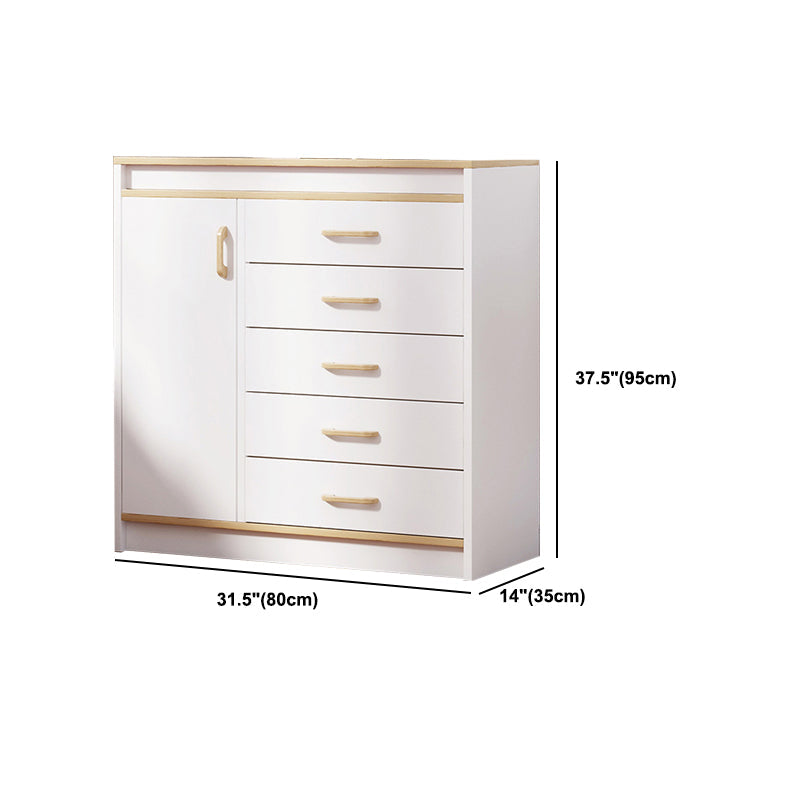 Contemporary Rectangle Manufactured Wood And Standard with Drawer Chest Clearhalo 'Cabinets & Chests' 'cabinets_chests' 'furn' 'furn_cabinets_chests' 'Furniture' 'Living Room Furniture' 5347177