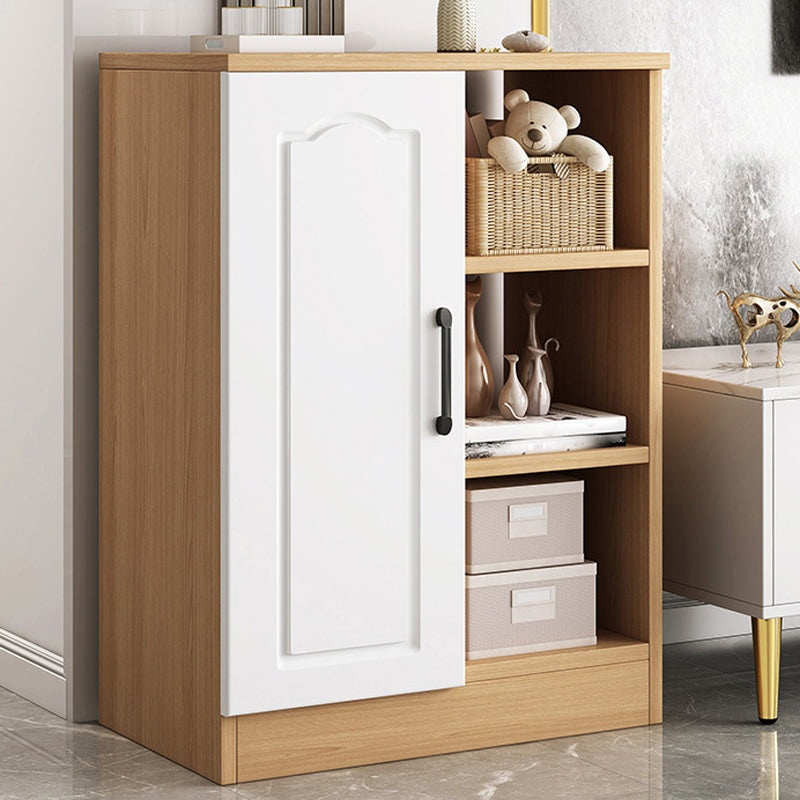 Contemporary Rectangle Standard Matte Finish Wood Knobs Chest Black 1 Natural Clearhalo 'Cabinets & Chests' 'cabinets_chests' 'furn' 'furn_cabinets_chests' 'Furniture' 'Living Room Furniture' 5347184