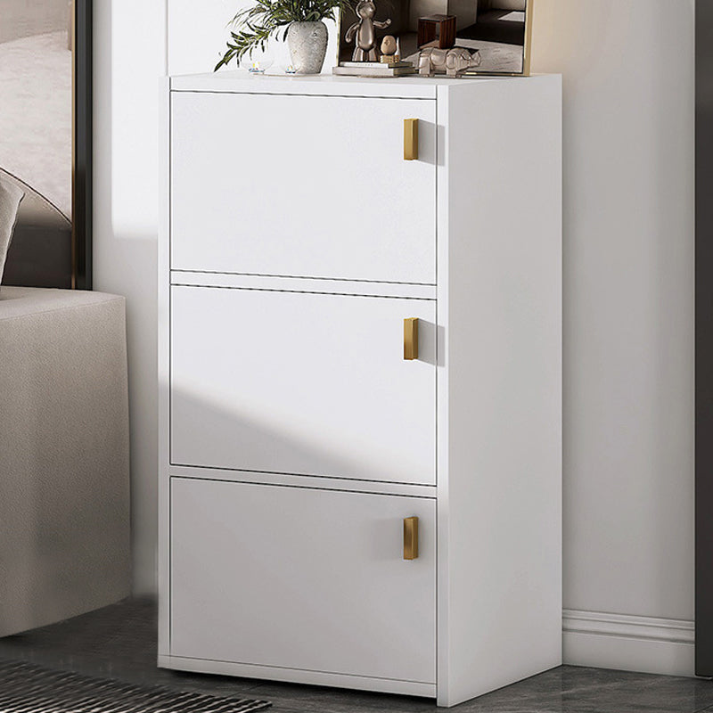 Contemporary Rectangle Standard Matte Finish Wood Knobs Chest Gold 3 White Clearhalo 'Cabinets & Chests' 'cabinets_chests' 'furn' 'furn_cabinets_chests' 'Furniture' 'Living Room Furniture' 5347188