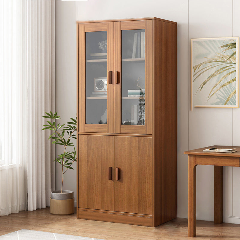 Barra in legno massiccio di rettangolo contemporaneo tira forti e armadi di accento