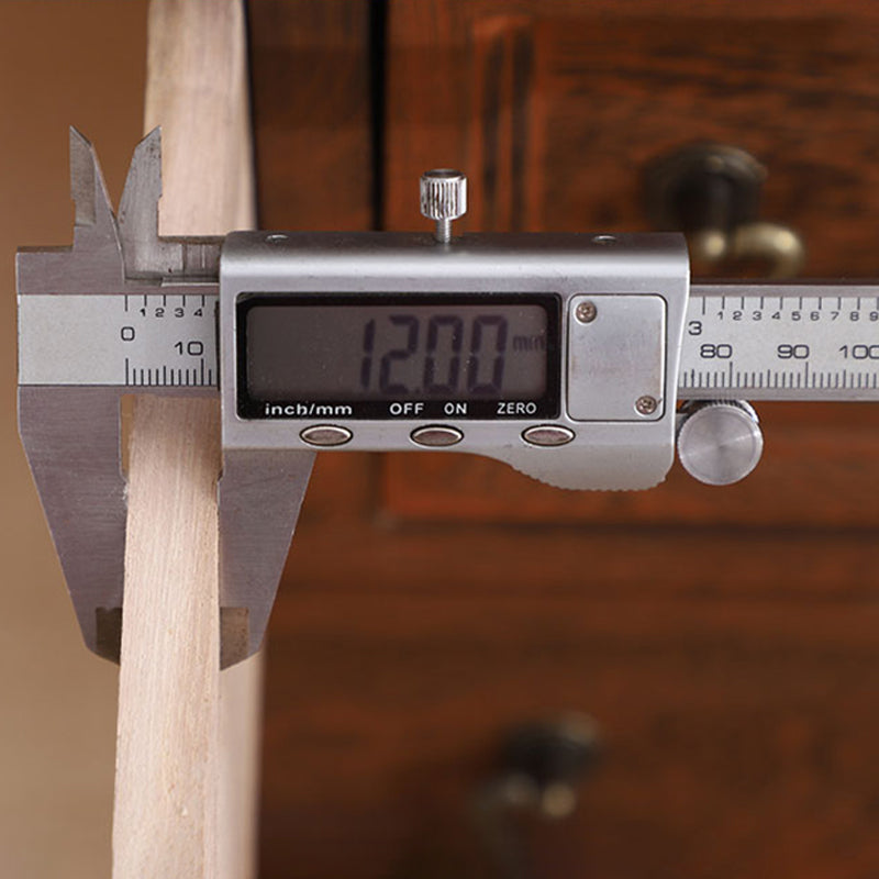 Mid-Century Modern Rectangle Brown Standard with Drawer Drop Handles Chest