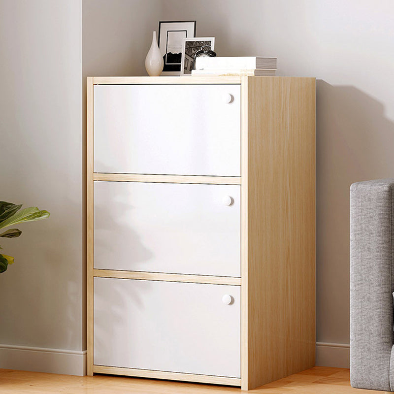 Perillas de madera estándar rectangulares contemporáneas gabinete natural o blanco