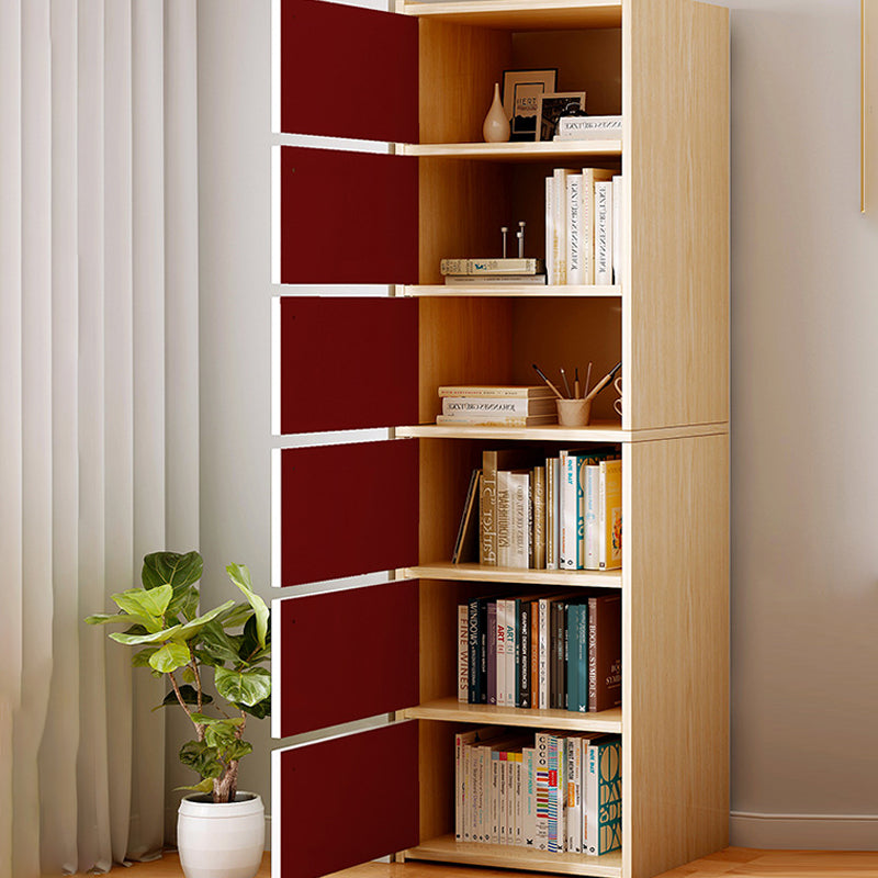 Perillas de madera estándar rectangulares contemporáneas gabinete natural o blanco