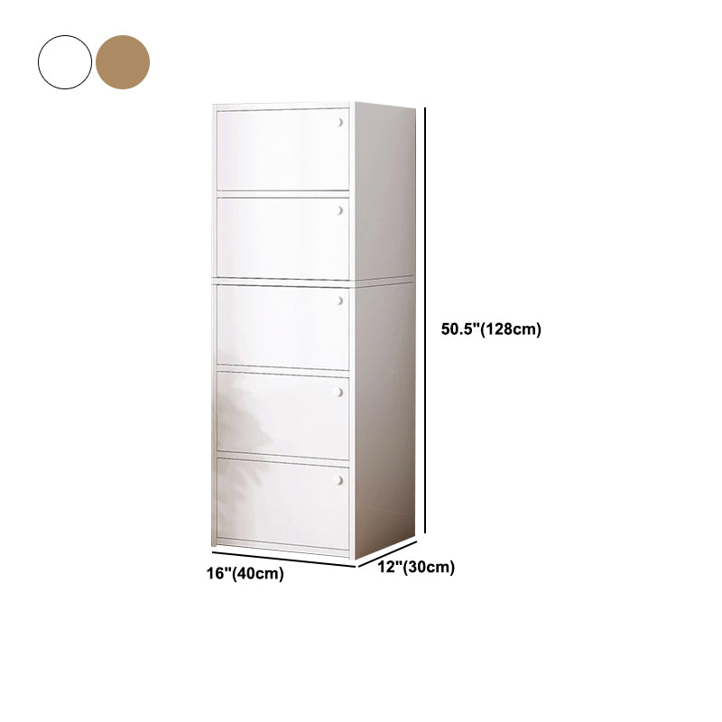 Rectangle contemporain boutons en bois standard armoire naturelle ou blanche